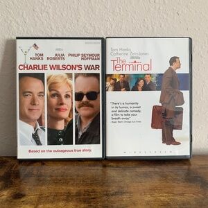 Tom Hanks DVD Movie Bundle Charlie Wilson’s War, The Terminal